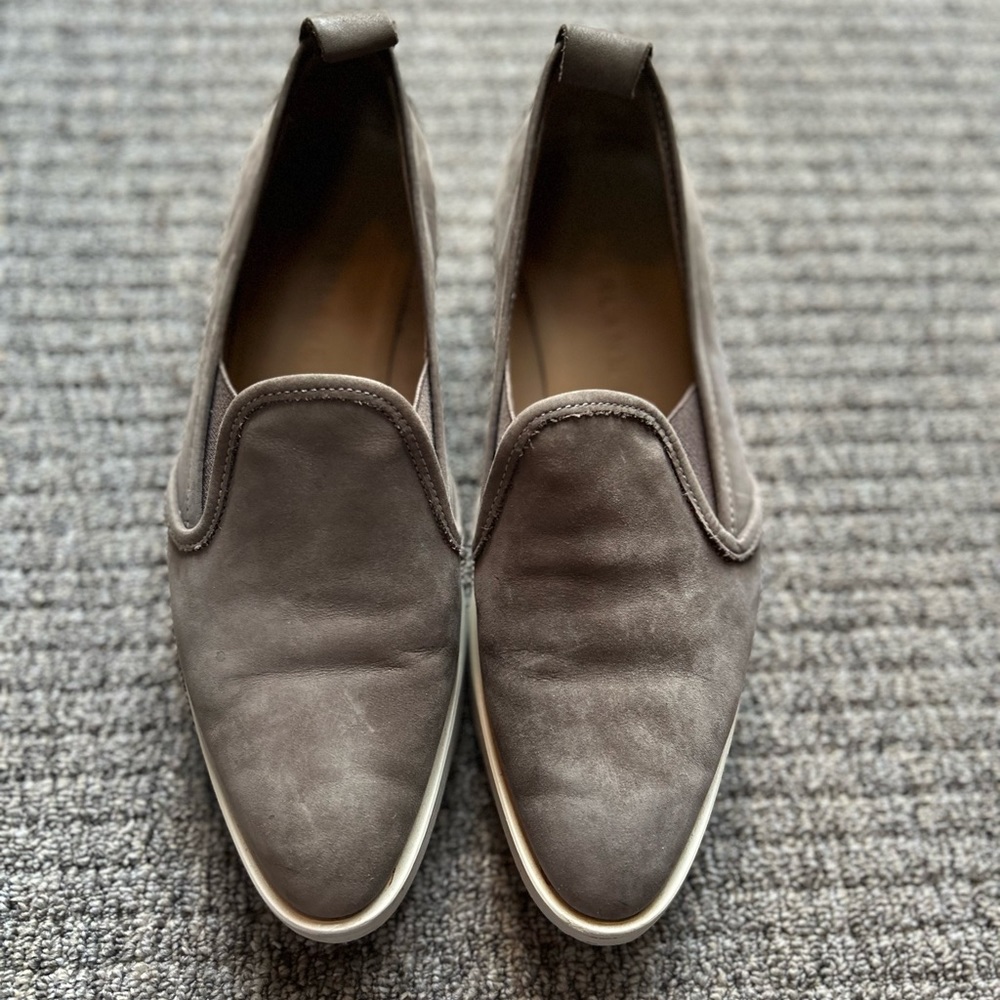 Women’s Everlane suede street Slip-On Shoes - Gray